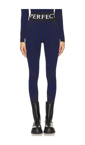 Perfect Jacquard Legging in Navy. - size L (also in XS) - Perfect Moment - Modalova