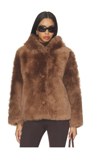 Michelle Hooded Shearling Jacket in . Size 0. Also in 2, 4, 6 - Proenza Schouler White Label - Modalova