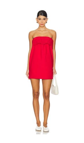 Beryl Strapless Mini Dress in Red. - size L (also in M, S, XL, XS) - Posse - Modalova