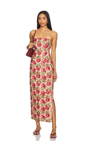 Rosalie Strapless Dress in Red. - size L (also in M, S, XL, XS) - Posse - Modalova