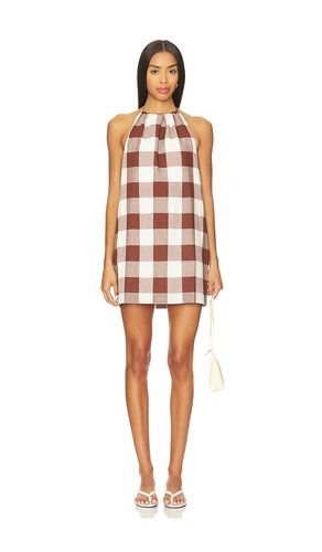 Callie Mini Dress in Brown. - size L (also in M, S, XL, XS) - Posse - Modalova