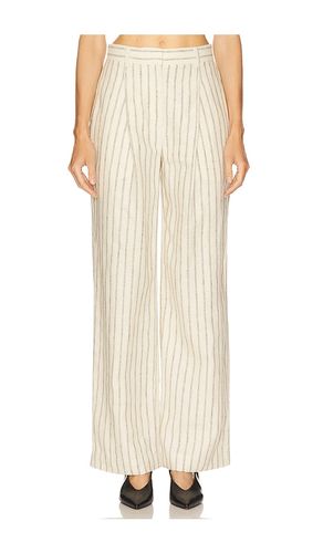 Mackenzie Trouser in Cream. - size L (also in M, S, XS) - Posse - Modalova