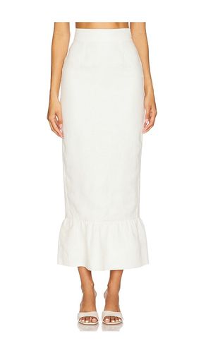 Matilda Column Skirt in Ivory. - size L (also in M, S, XL, XS) - Posse - Modalova
