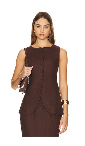 Emma Vest in Brown. - size L (also in M, S, XS) - Posse - Modalova