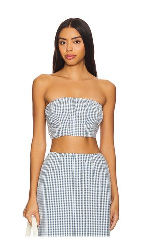 Mira Strapless Crop Top in Baby . - size L (also in M, S, XL) - Posse - Modalova