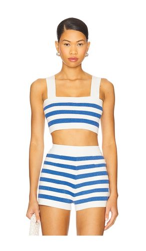 Ari Crop Top in Blue. - size L (also in M, XL, XS) - Posse - Modalova