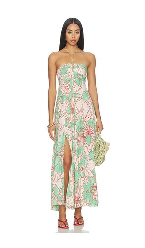 Carla Long Dress in Green. - size M (also in S, XS) - Poupette St Barth - Modalova