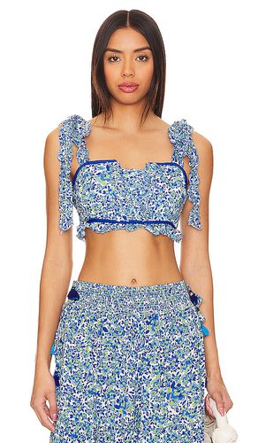 Ariane Crop Top in Blue. - size M (also in L) - Poupette St Barth - Modalova