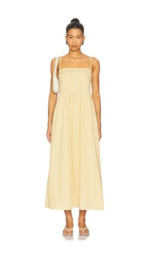 Bianca Smocked Bodice Dress in Yellow. - size L (also in XL) - PISTOLA - Modalova