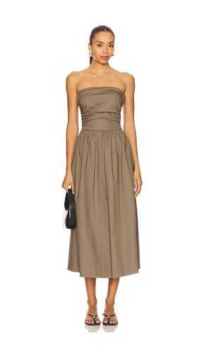 Florence Strappy Back Dress in Taupe. - size L (also in M) - PISTOLA - Modalova