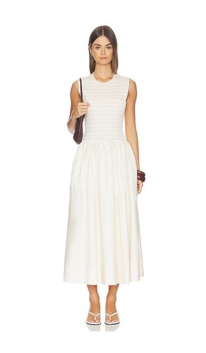 Gladys Smoked Bodice Dress in Ivory. - size M (also in S, XL) - PISTOLA - Modalova