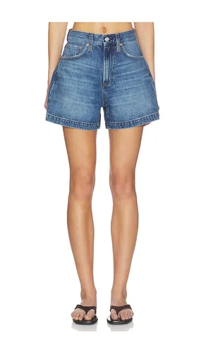 Saige High Rise Aline Short in Blue. - size 28 (also in 29, 30, 33) - PISTOLA - Modalova