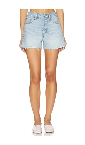Nova High Rise Cut Off Short in Blue. - size 24 (also in 26, 27, 28, 29) - PISTOLA - Modalova