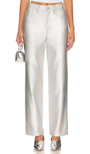 Cassie Super High Rise Straight in Metallic Silver. - size 25 (also in 26, 27, 28, 29, 31) - PISTOLA - Modalova