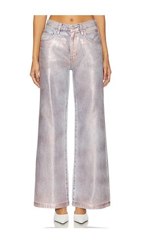 Jadyn Low Slung Palazzo in Metallic Silver. - size 25 (also in 27, 28, 29, 30) - PISTOLA - Modalova