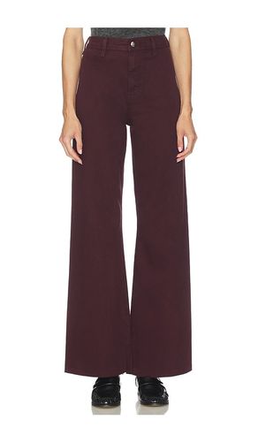 Penny High Rise Wide Leg Jeans in Wine. - size 29 (also in 32) - PISTOLA - Modalova