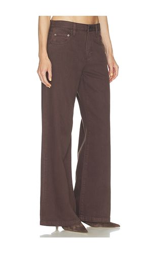 Jadyn Low Slung Palazzo Jeans in Chocolate. - size 23 (also in 27) - PISTOLA - Modalova