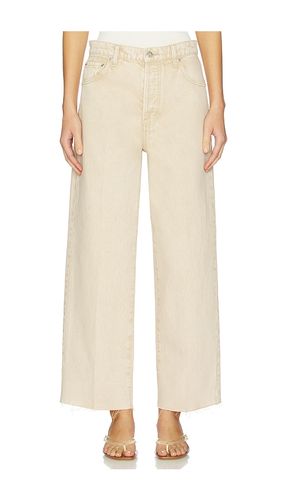 Tate Crop High Rise Bowed Wide Jeans in Tan. - size 29 (also in 32, 33) - PISTOLA - Modalova