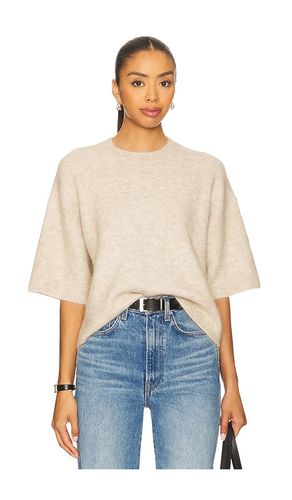 Shiloh Boxy Crewneck Sweater in Beige. - size L (also in M, S, XS) - PISTOLA - Modalova