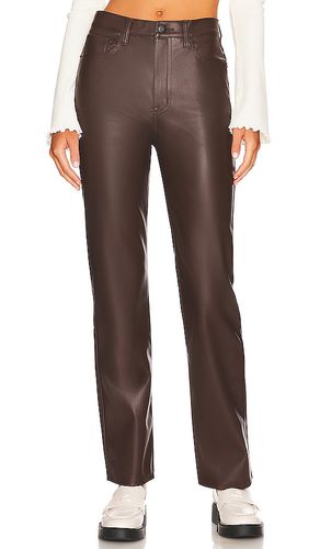 Cassie Super High Rise Straight Pant in Brown. - size 24 (also in 25, 26, 27, 28, 29, 30, 31, 32, 33) - PISTOLA - Modalova