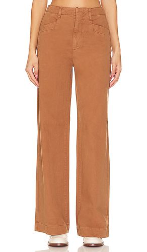 Jasmine High Rise Wide Leg Trouser in Brown. - size 25 (also in 26) - PISTOLA - Modalova