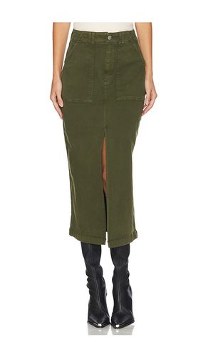 Pamela Skirt in Olive. - size 24 (also in 25, 26, 27, 28, 29, 30, 31, 32) - PISTOLA - Modalova