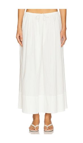 Noelle Poplin Maxi Skirt in White. - size L (also in M, S, XL) - PISTOLA - Modalova