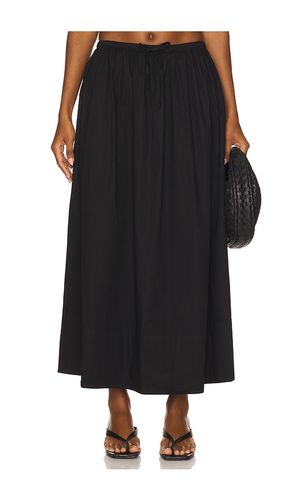 Noelle Poplin Maxi Skirt in Black. - size L (also in M, S, XL, XS) - PISTOLA - Modalova