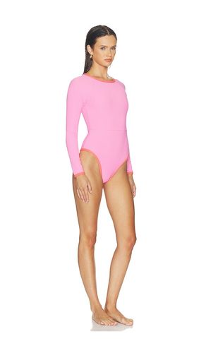 Bonnie Contrast One Piece in Pink. - size M (also in S) - POST SWIM - Modalova