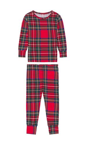 Kids Long Sleeve Basic Pajama in Red. - size 2T (also in 3/4T, 5/6T, 7/8) - Posh Peanut - Modalova