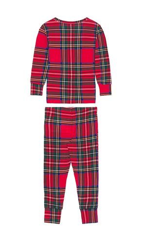 Kids Long Sleeve Basic Pajama in Red. - size 2T (also in 3/4T, 5/6T, 7/8) - Posh Peanut - Modalova