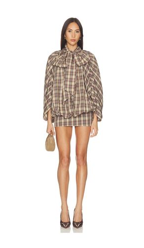 Tie-neck Short Cocoon Mini Dress in . Size 0. Also in 2, 4 - Prabal Gurung - Modalova