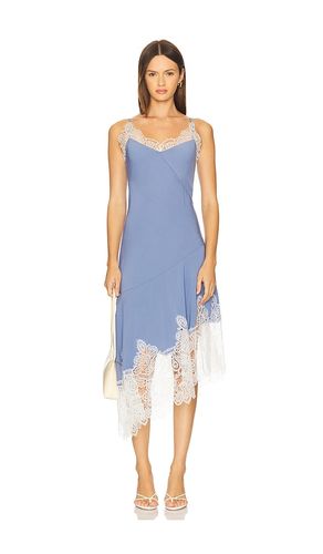 Bias Flare Hem Midi Dress in Blue. - size 0 (also in 2, 4, 6, 8) - Prabal Gurung - Modalova