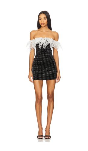 Off-shoulder Lace Trim Mini Dress in . - size L (also in M, S) - Prabal Gurung - Modalova