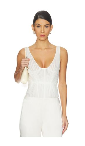 Plisse Corset Tank Bodysuit in . Size 2. Also in 4, 6 - Prabal Gurung - Modalova