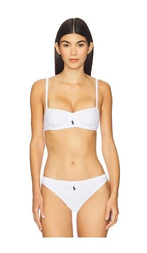Unlined Balconette in White. - size 32D (also in 34B, 34C) - Polo Ralph Lauren Intimates - Modalova