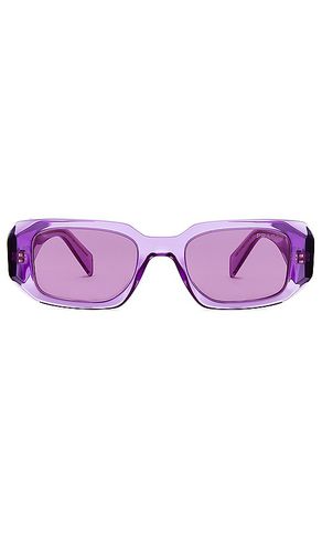 Rectangle Sunglasses in Lavender - Prada - Modalova