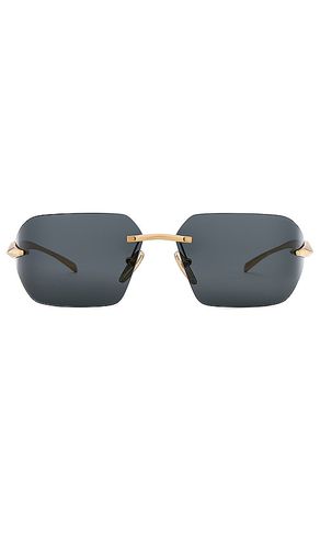 Rectangular Sunglasses in Metallic Gold - Prada - Modalova