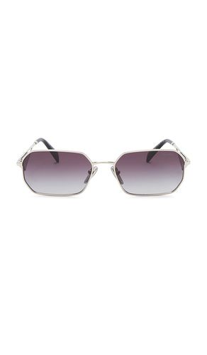 Geometric Sunglasses in Metallic - Prada - Modalova