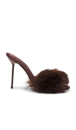 Furry Lidia Mule in . - size 36 (also in 37, 38) - Paris Texas - Modalova