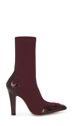 Belle Western Ankle Boot 100 in Burgundy. - size 36 (also in 37, 38, 39, 40) - Paris Texas - Modalova