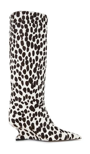 Nina Calf Hair Boot 50 in White,Black. - size 37 (also in 38, 39, 40) - Paris Texas - Modalova