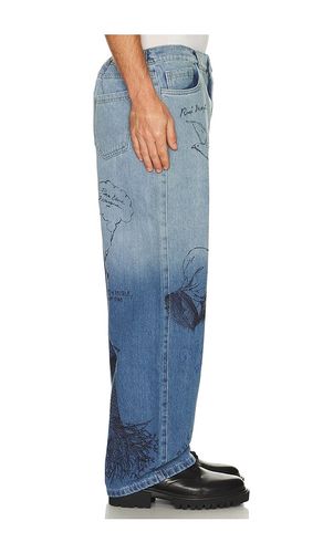 Sketch Print Denim Pants in . Size 1. Also in 2, 3, 4 - Pas Une Marque - Modalova