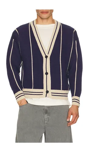 Knitted Cardigan in Navy. - size L (also in M, S, XL/1X) - Pas Une Marque - Modalova