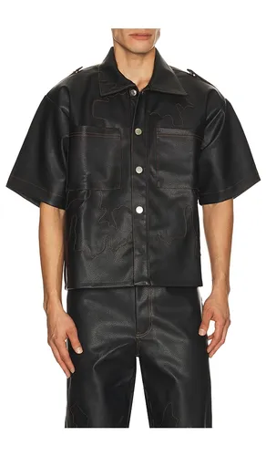 Leather Shirt in . - size S (also in M, L) - Pas Une Marque - Modalova