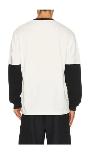 Long Sleeve Tee in & White. - size L (also in M, S, XL/1X) - Pas Une Marque - Modalova