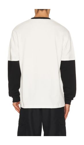 Long Sleeve Tee in & White. - size S (also in M, L, XL/1X) - Pas Une Marque - Modalova