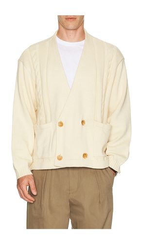 Double Breasted Cable Knit Cardigan in . Size L. Also in M, XL/1X - Found - Modalova
