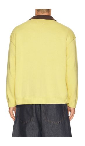 Floral Sun Knit Sweater in Yellow. - size M (also in XL/1X, XXL/2X) - Found - Modalova