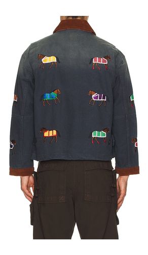 Lariat Horse Embroidered Work Jacket in Blue. - size L (also in S, XXL/2X) - Found - Modalova